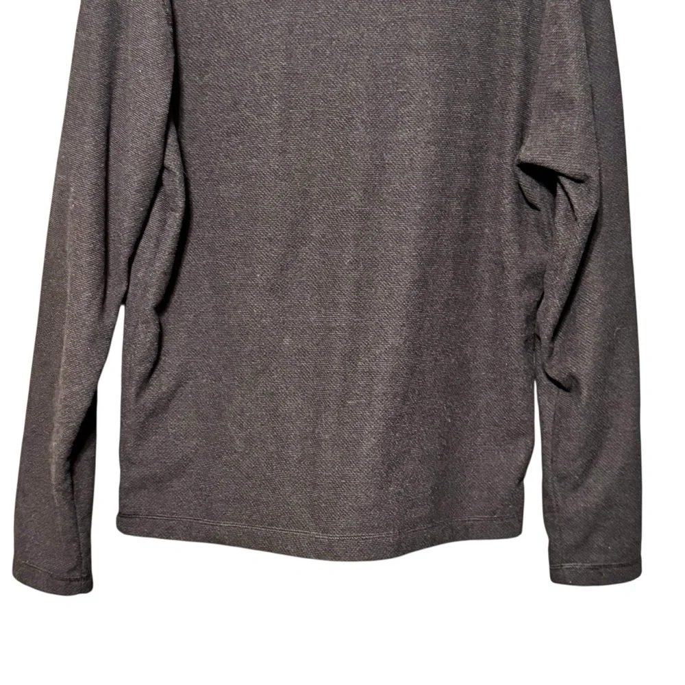 The North Face Men's Cap Rock 1/4 Zip Pullover Black Athleisure Sweatshirt